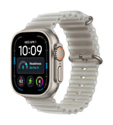Apple Watch Ultra 4 49mm GPS+Cellular Natural Titanium with Translucent Grey Ocean Band