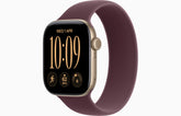 Apple Watch Series 12 42mm Light Gold aluminium case (S/M) GPS Burgundy Sport Band