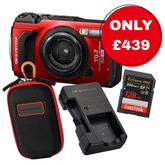 OM System Tough TG-7 Starter Kit (Red)