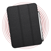 QDOS Clear Grey Case + HDEW Flow Stylus Bundle (iPad A16)