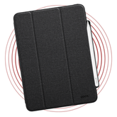 QDOS Clear Grey Case + Apple Pencil Pro Bundle (iPad Air 11")