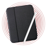 QDOS Charcoal Grey Case + Apple Pencil Pro Bundle (iPad Mini)