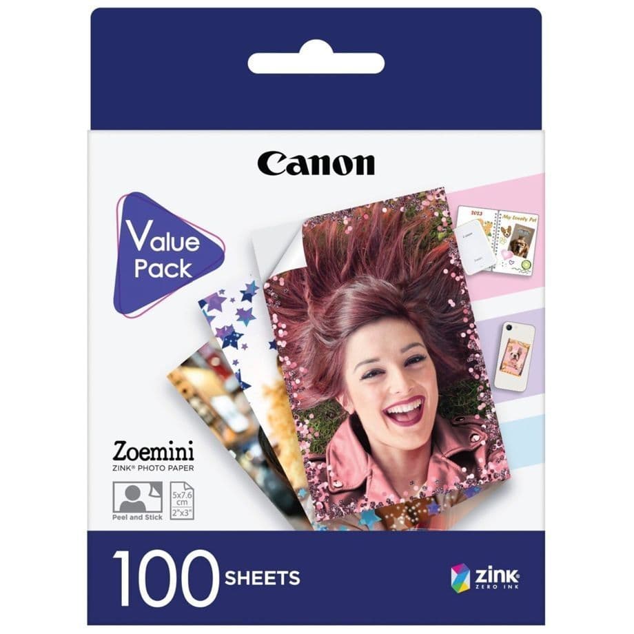 Canon Zoemini 100 Sheet Zink Photo Paper