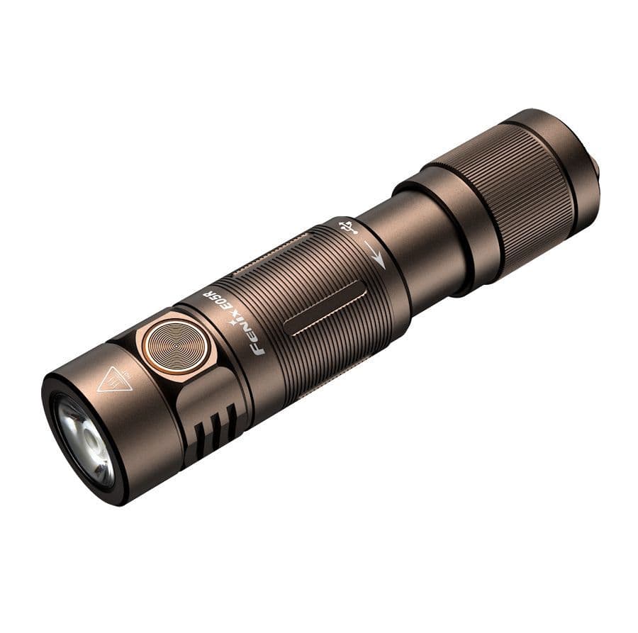 Fenix E05R Rechargeable Keychain Torch Brown