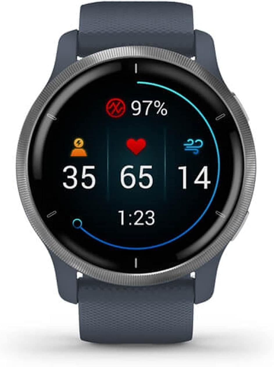 Garmin Venu 2 Granite Blue/Silver Garmin Venu 2 Granite Blue/Silver