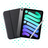 Apple iPad Mini Bundle 2024 256GB Space Grey with Premium Case & Stylus