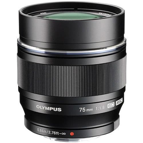 Olympus M.ZUIKO DIGITAL ED 75mm F1.8 - Black