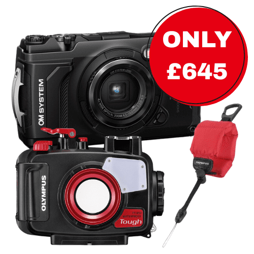 OM System Tough TG-7 Underwater Bundle (Black)