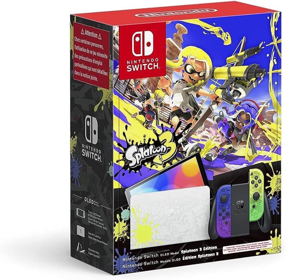 Open Box Nintendo Switch (OLED) Splatoon 3 Edition