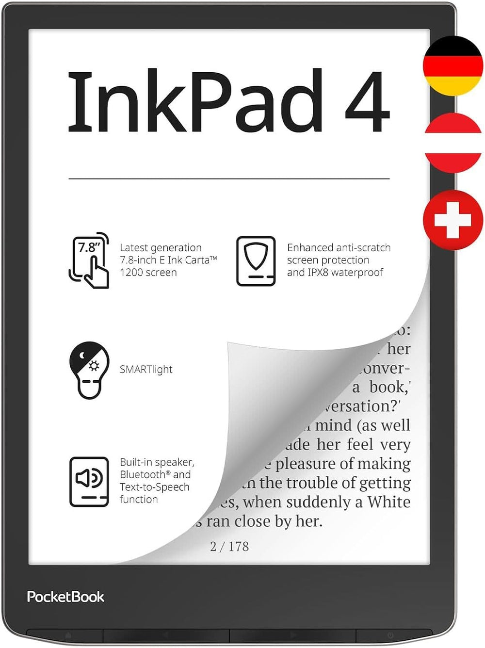 Pocketbook InkPad 4 Stardust Silver