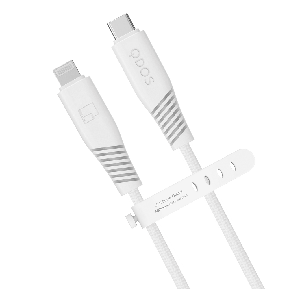 PowerMotion Pro USB-C to MFI 1.2m Cable - White