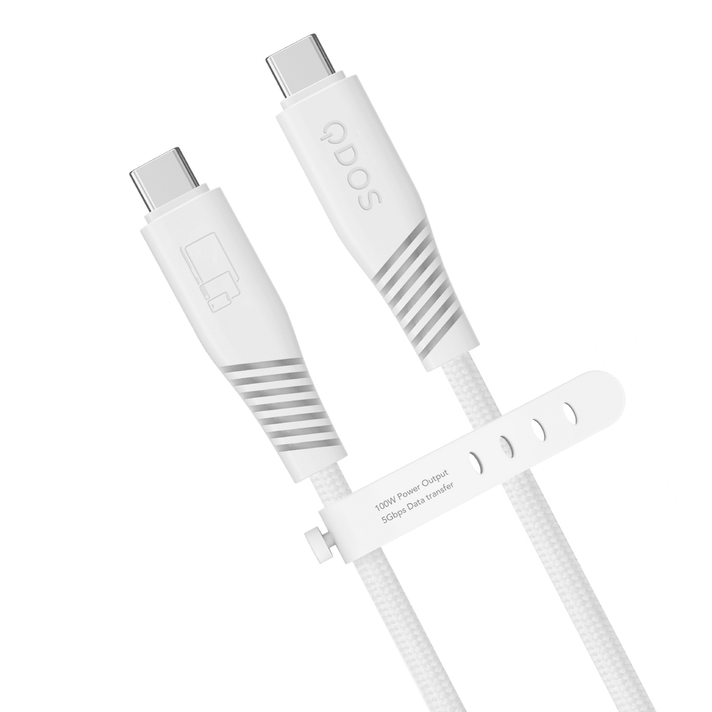 PowerMotion Pro USB-C to USB-C 3.0 1.2m Cable - White