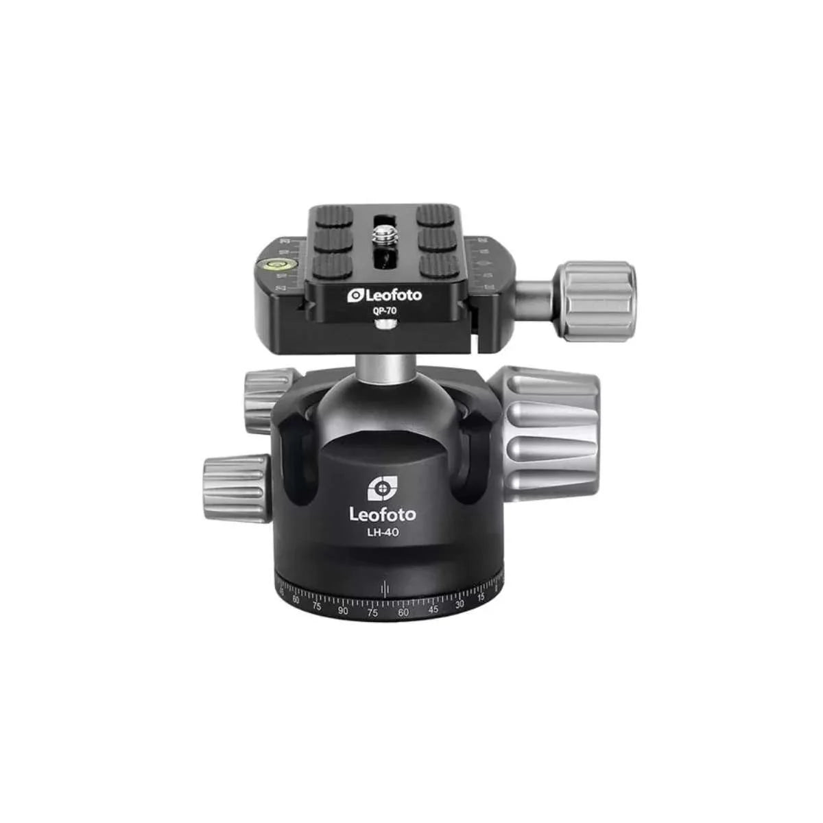 Leofoto LH Series LH-40 40mm Low Profile Ball Head and QP-70N QR Plate