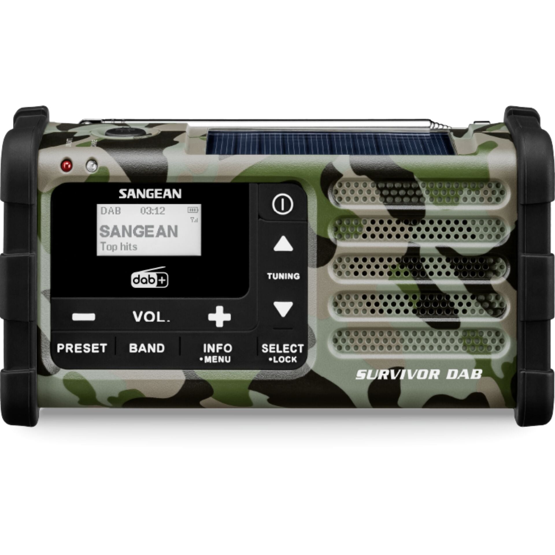 Sangean MMR-88 DAB+ camouflage Emergency/Hand Crank/Solar Radio