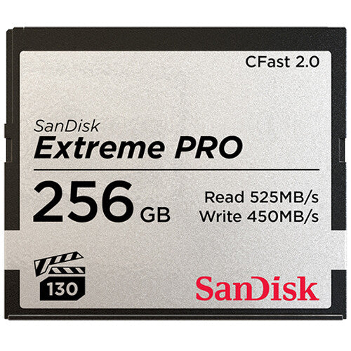 SanDisk CFAST 2.0 VPG130 256GB Extreme Pro