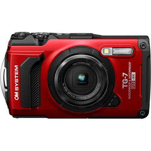 OM System Tough TG-7 Red – HDEW Cameras1