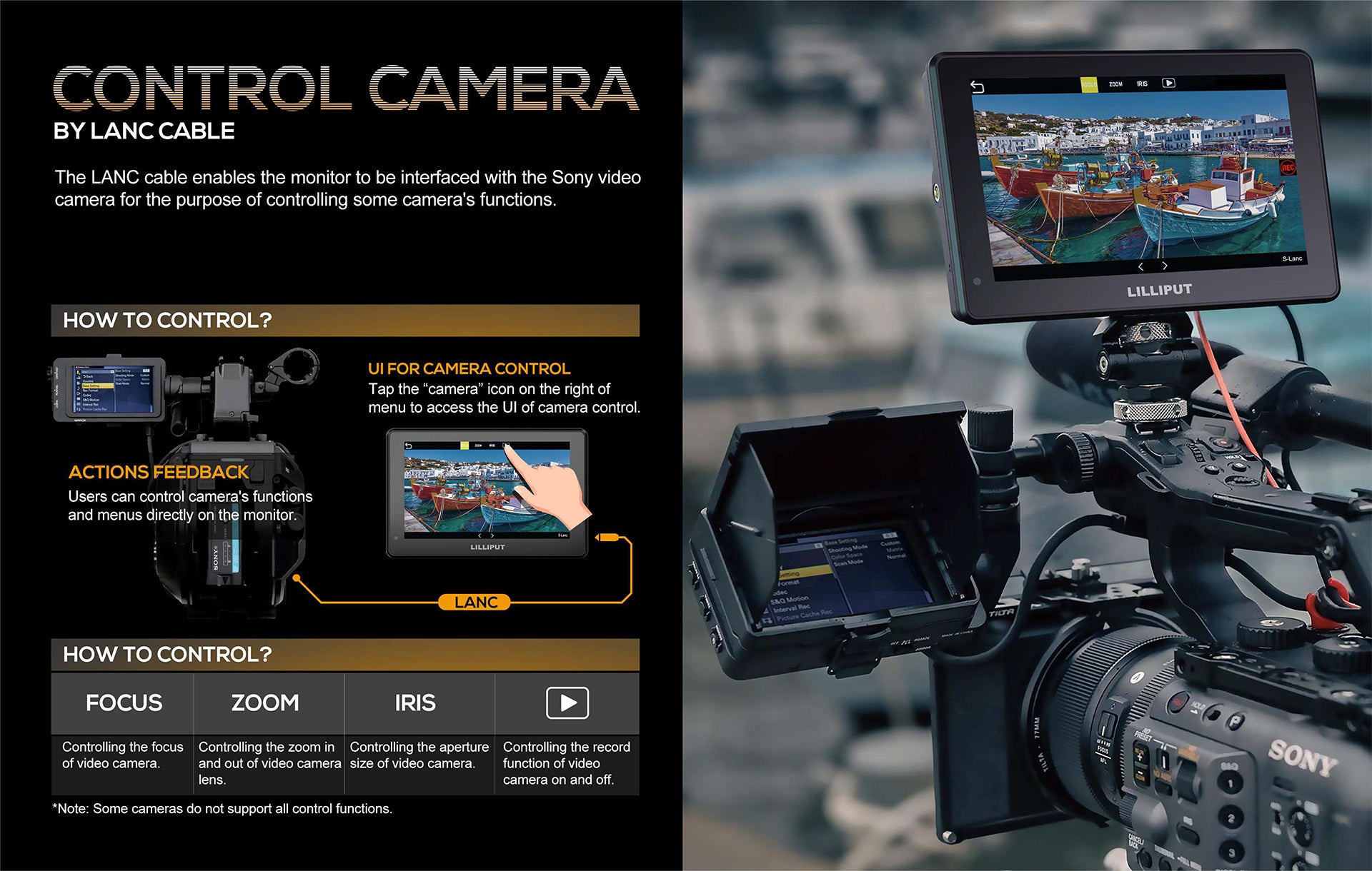 Lilliput HT7S - 7" 2000nits Touch Control Camera Monitor