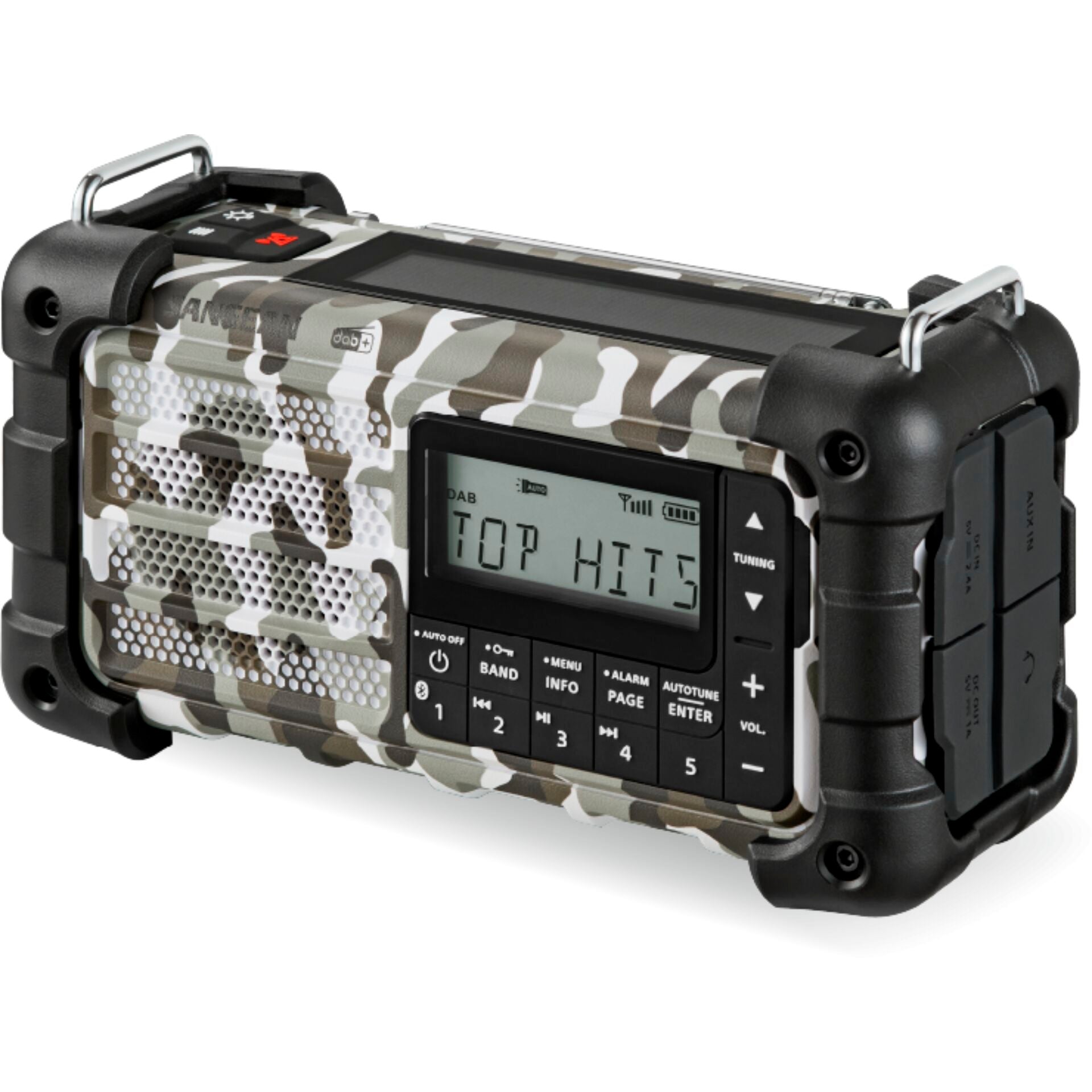 Sangean MMR-99 DAB+ Artic Camo Emergency/Hand Crank/Solar Radio
