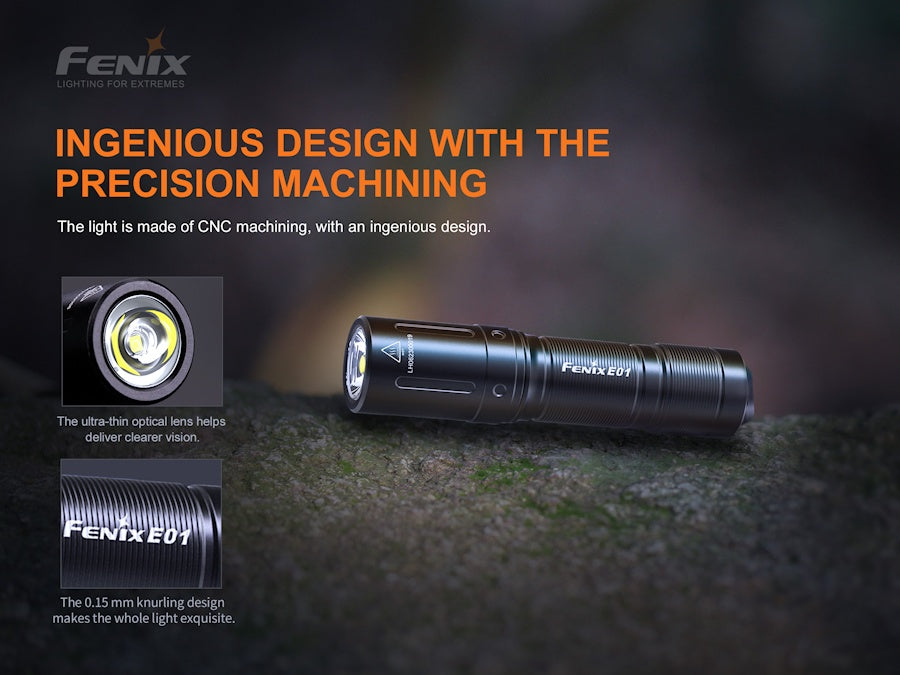Fenix E01 V2.0 Keychain Blue