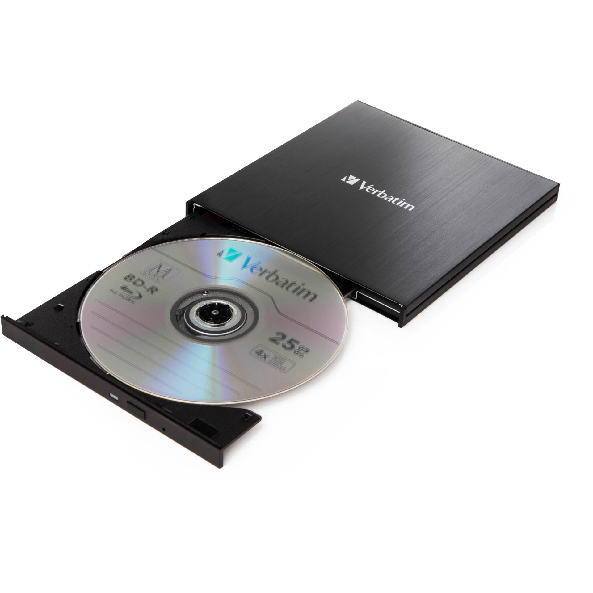 Verbatim Slimline Blu-ray Writer USB 3.1 GEN 1 USB-C Ultra HD 4K