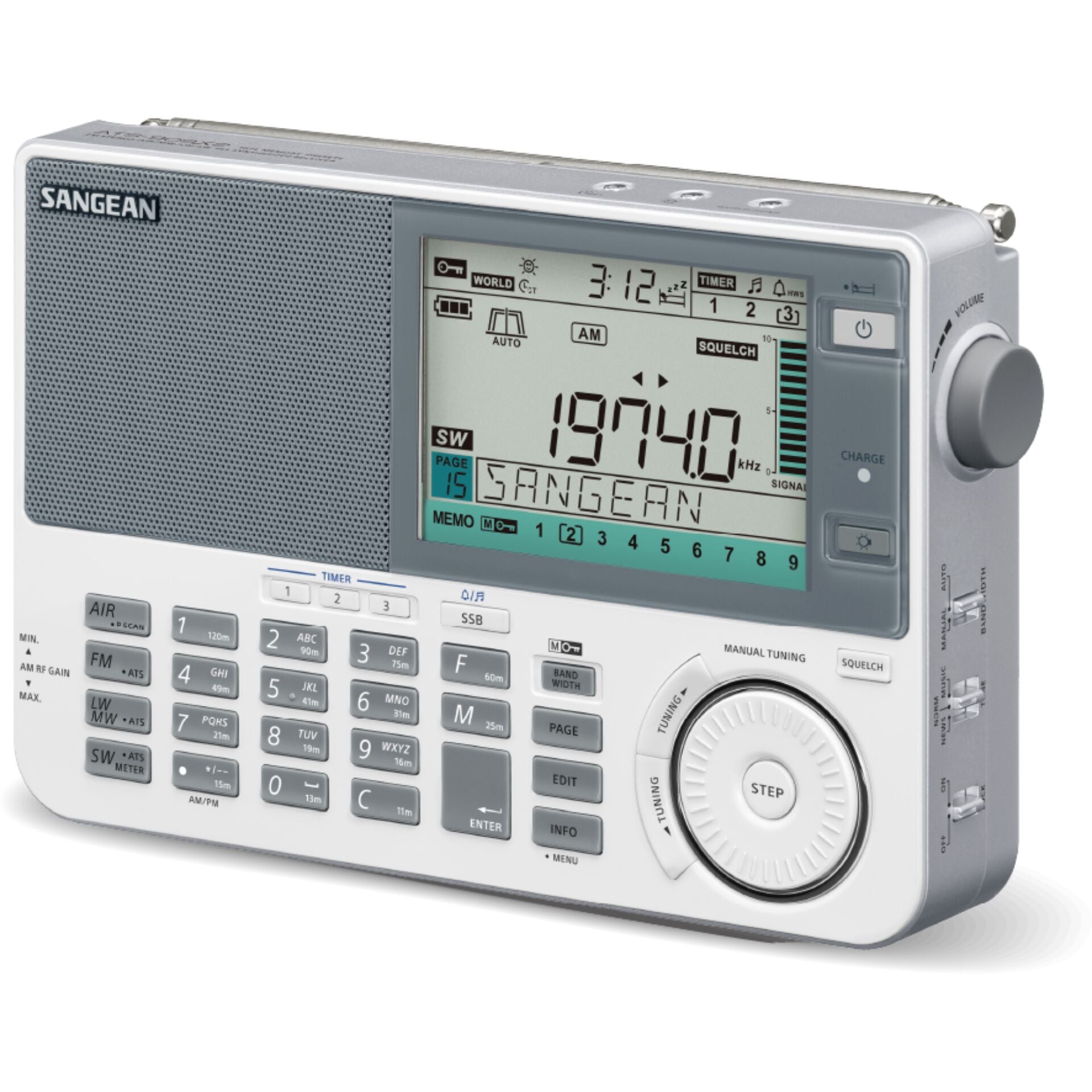Sangean ATS-909 X2 white