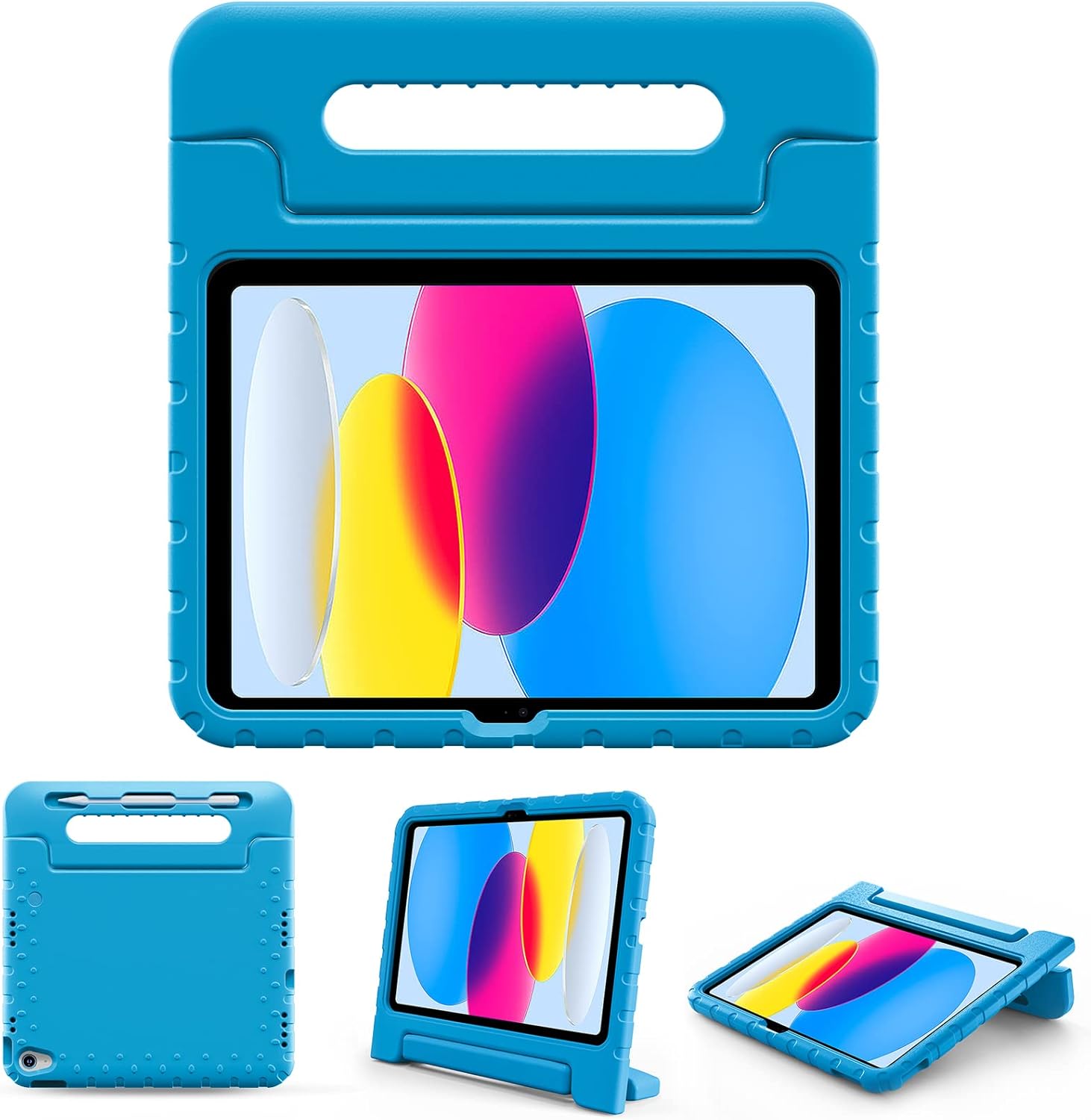 ProCase Kids Case for iPad A16 2025/iPad 10th Gen Blue