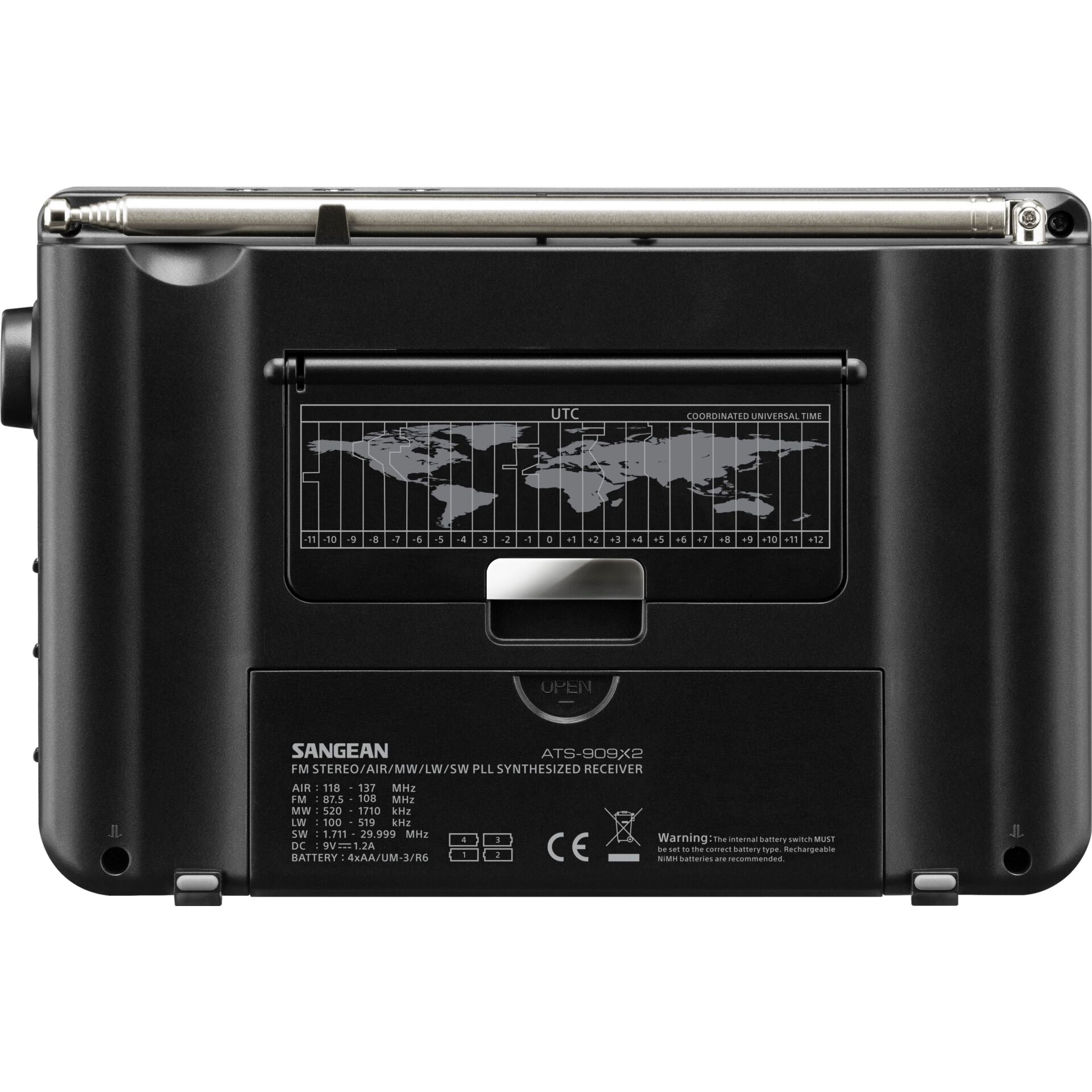 Sangean ATS-909 X2 graphite