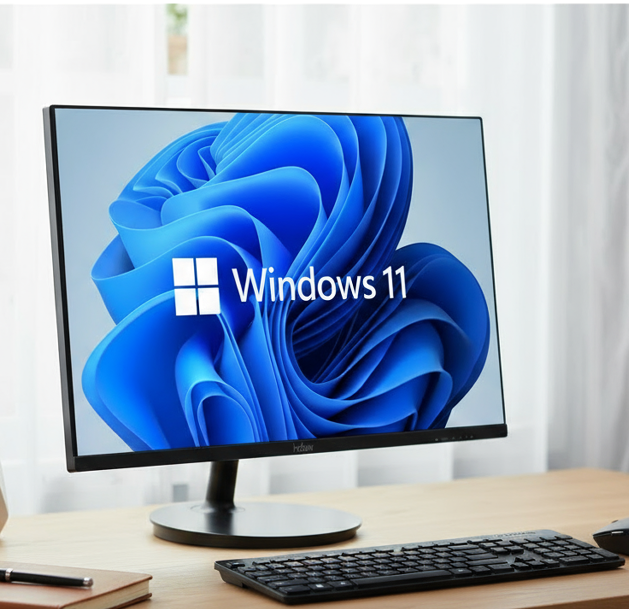 HDEW A24-i7 24" All-In-One PC Intel Core i7-14700, 512GB SSD, 16GB RAM, 1TB HDD, Black