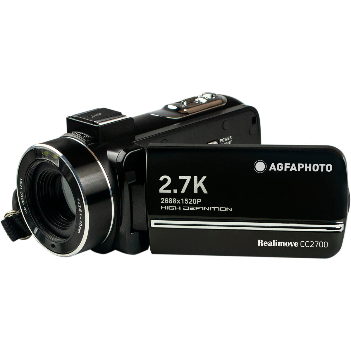 AgfaPhoto Realimove CC2700 2.7K Ultra HD 3inch Touchscreen Camcorder