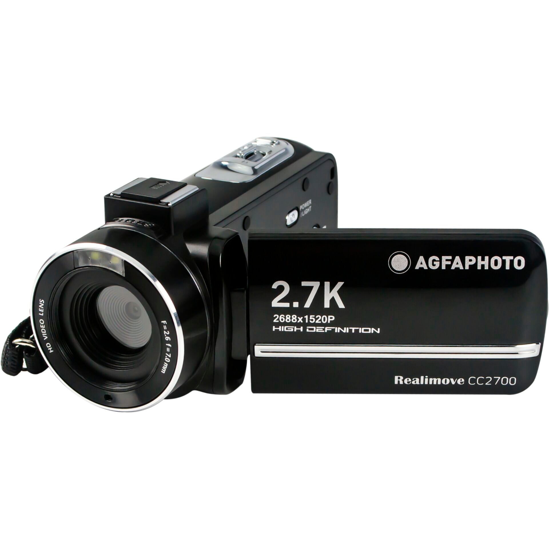 AgfaPhoto Realimove CC2700 2.7K Ultra HD 3inch Touchscreen Camcorder