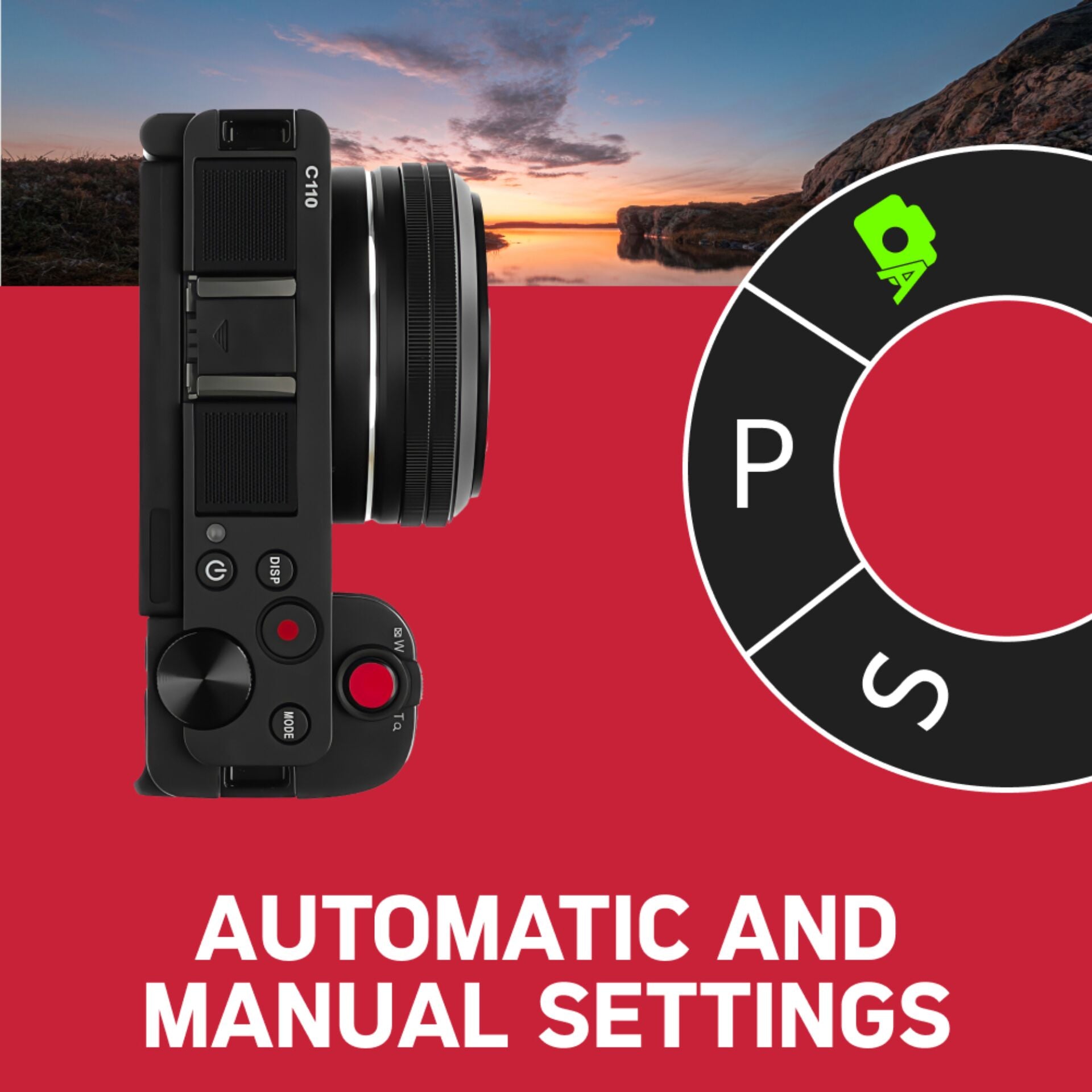AgfaPhoto Realishot C110 Touchscreen Compact Camera