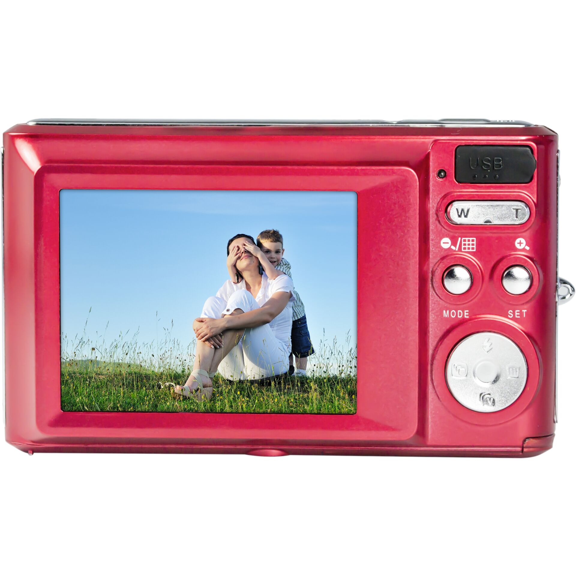 AgfaPhoto Realishot DC5200 Compact Camera - Red