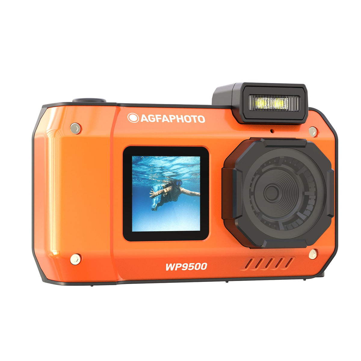 AgfaPhoto Realishot WP9500 Waterproof Compact Camera - Orange