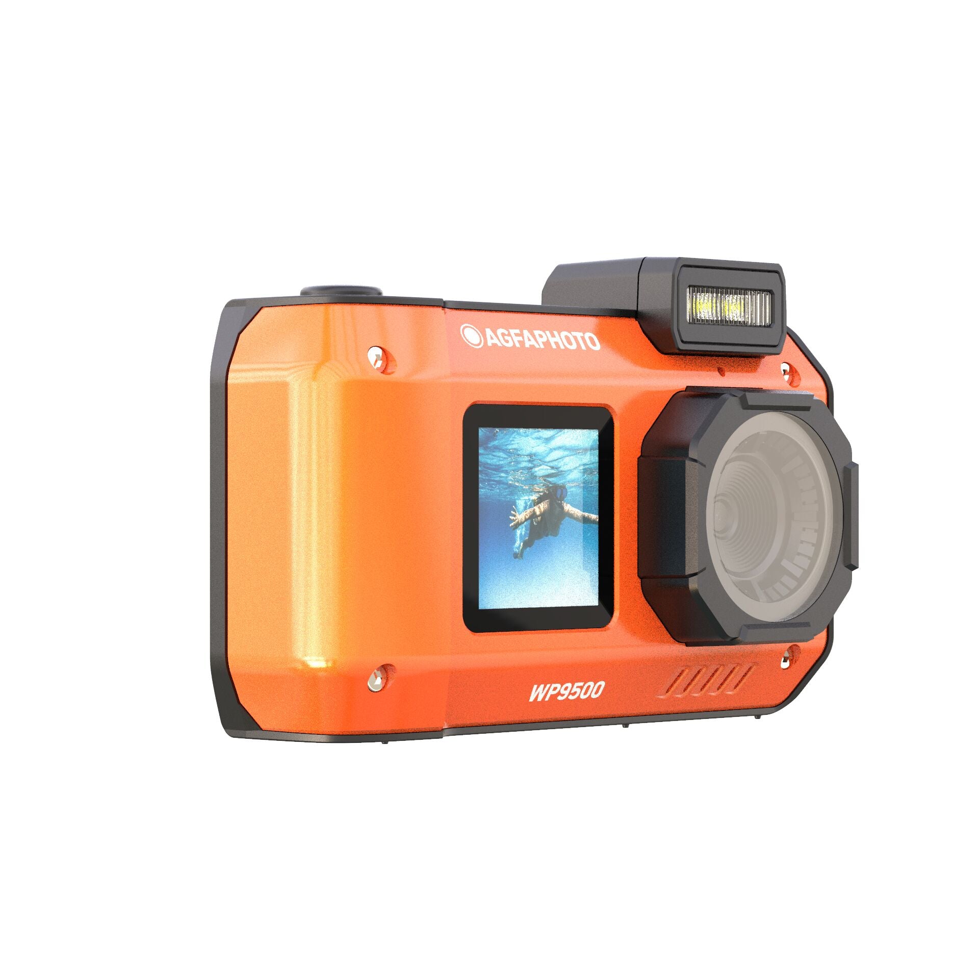 AgfaPhoto Realishot WP9500 Waterproof Compact Camera - Orange