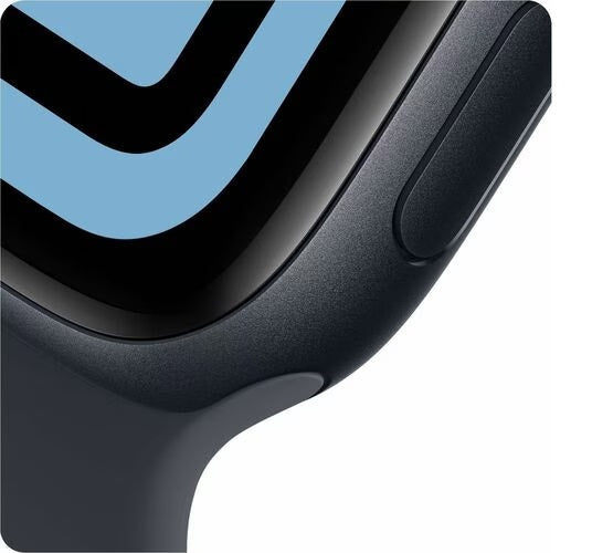 Apple Watch 11 Jet Black 46mm aluminium case (M/L) with Black Sport Band MEUX4