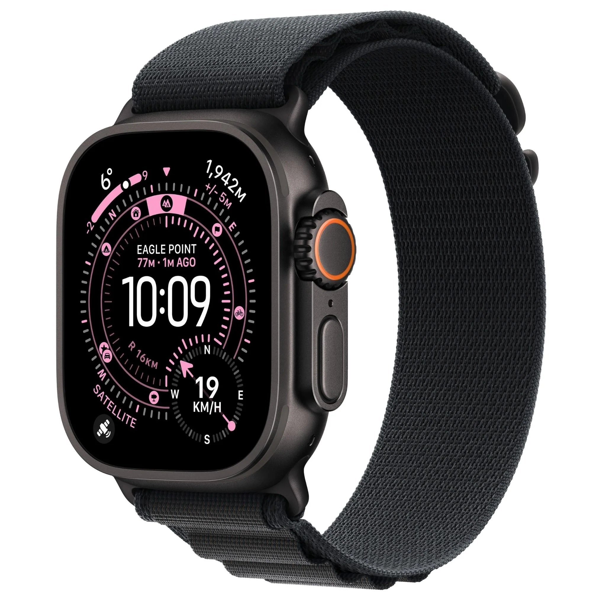 Apple Watch Ultra 3 49mm Cellular Black with Black Alpine Loop (M) MF0V4