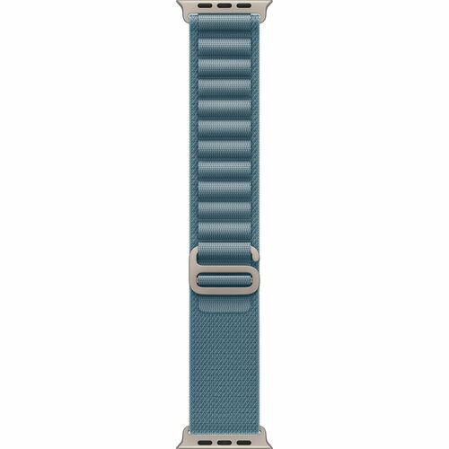 Apple Watch Ultra 3 49mm Cellular Natural Titanium Case with Light Blue Alpine Loop (L)