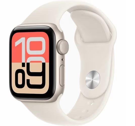 Apple Watch SE3 Starlight Case & Sport Band (M/L) 44mm