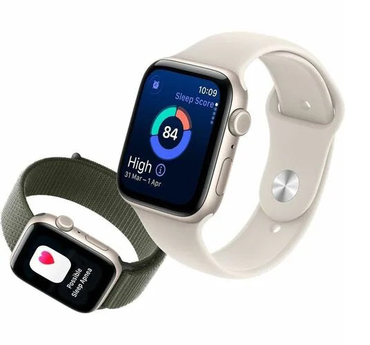 Apple Watch SE3 Starlight Case & Sport Band (M/L) 44mm