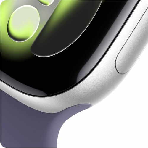 Apple Watch 11 Silver 42mm aluminium case (M/L) with Purple Fog Sport Band MEU74