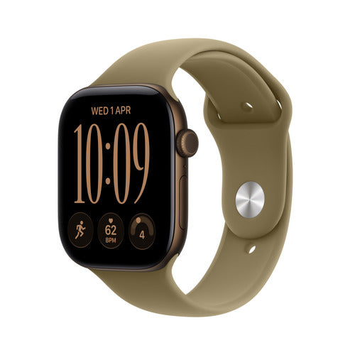 Apple Watch Series 12 42mm Dark Bronze aluminium case (S/M) GPS Olive Sport Band