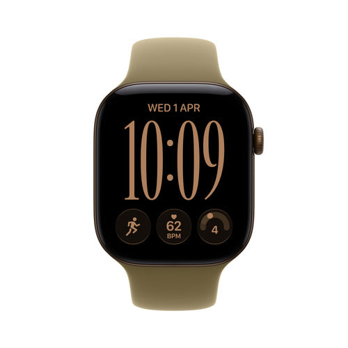 Apple Watch Series 12 46mm Dark Bronze aluminium case (M/L) GPS Olive Sport Band