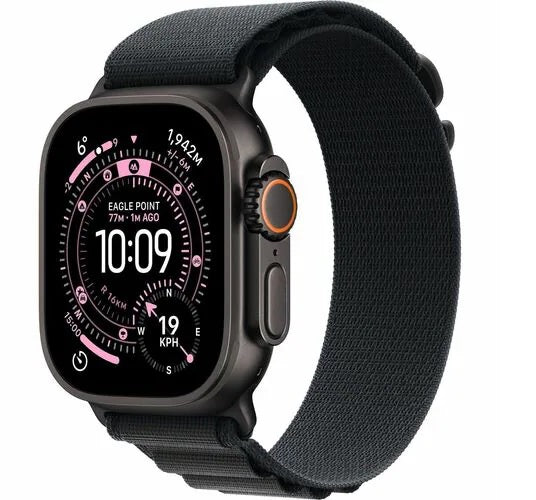 Apple Watch Ultra 3 49mm Cellular Black with Black Alpine Loop (S)