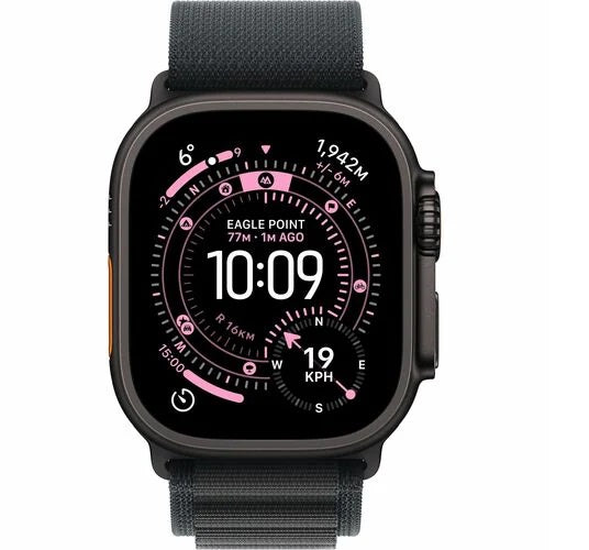 Apple Watch Ultra 3 49mm Cellular Black with Black Alpine Loop (S)