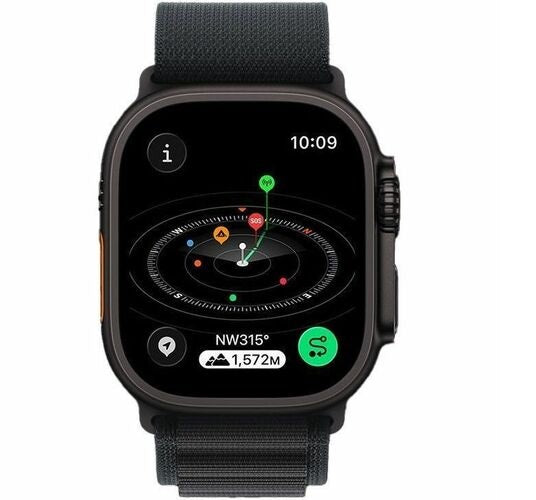 Apple Watch Ultra 3 49mm Cellular Black with Black Alpine Loop (S)