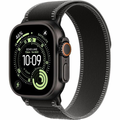 Apple Watch Ultra 3 49mm Cellular Black with Charcoal Trail Loop (S)