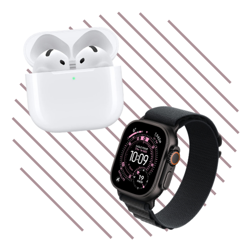 Apple Watch Ultra 3 49mm Cellular Black (M) & Airpods 4 with ANC Power Bundle