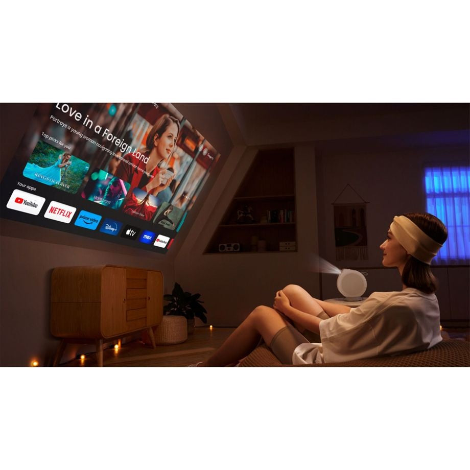 BenQ GV32 1080 LED Portable Projector with Google TV