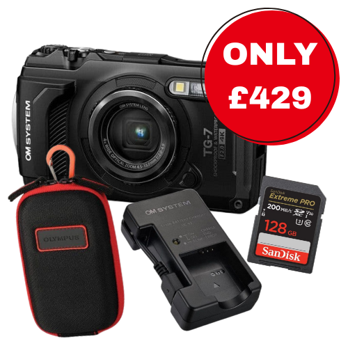 OM System Tough TG-7 Starter Kit (Black)