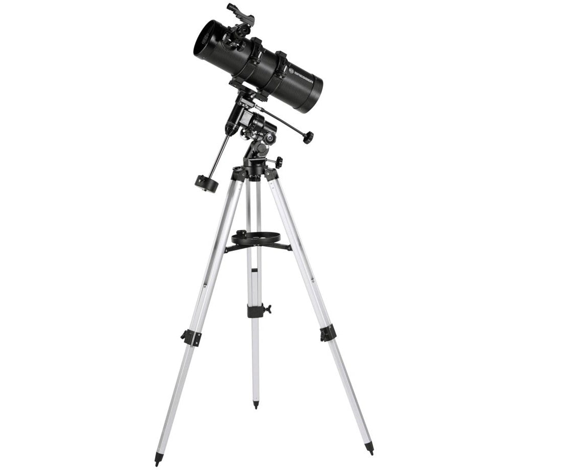 Bresser Pluto 114/500 EQ Telescope with Phone Holder